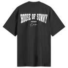 House Of Sunny Women's Hackney Logo T-Shirt in Jet Black