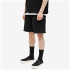 MKI Men's Crochet Short in Black