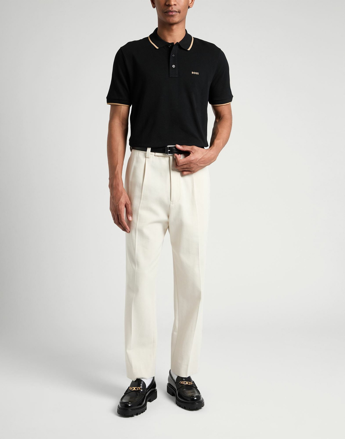Boss Mens Polo shirt in Black
