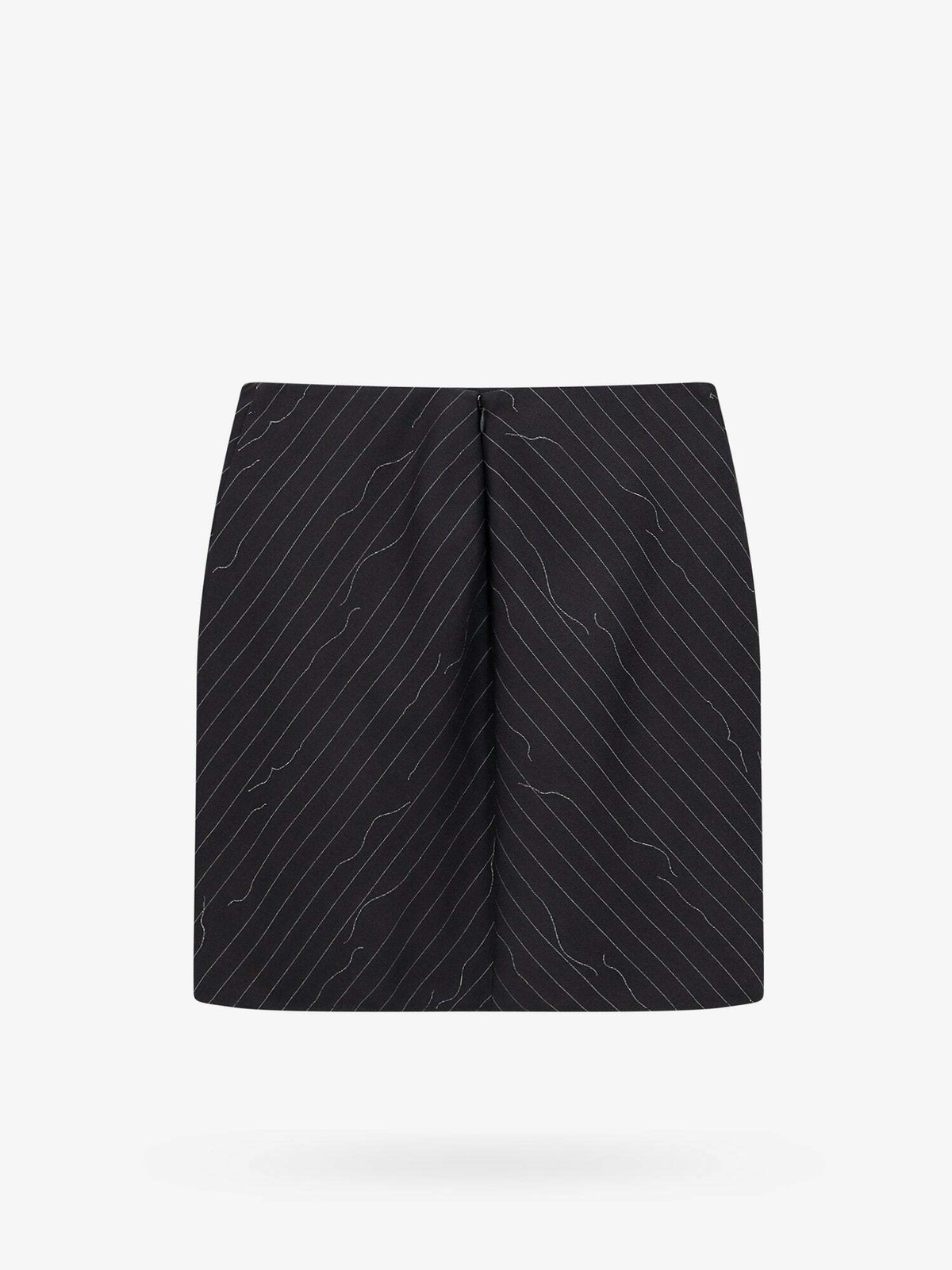 スカート Off-White Woman Skirt Grey OWCU009S24FAB002 0700 Off White Skirt Grey Womens Off-White