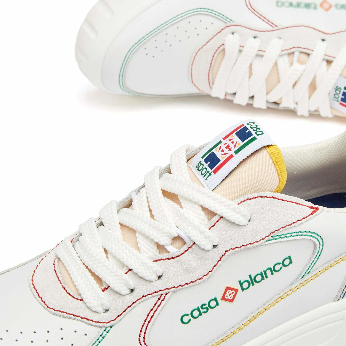 Casablanca Women's Court Sneaker in White
