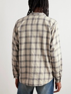 Remi Relief - Checked Cotton-Flannel Shirt - Neutrals