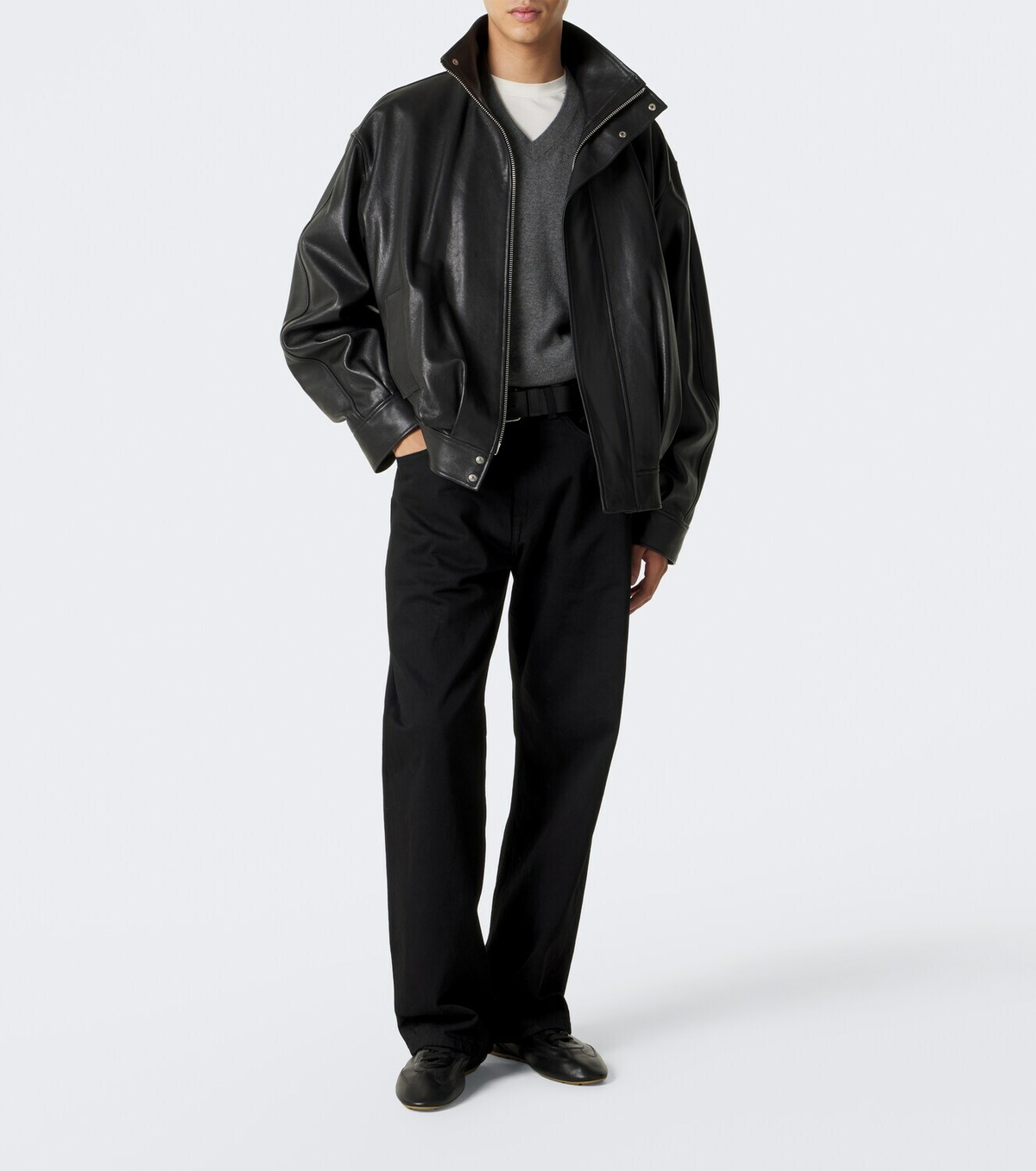 Arma Paulo leather blouson jacket