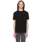 Neil Barrett Black Iconic Pierced Off Side T-Shirt