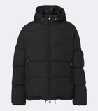 Moncler Himalaya hooded cotton-blend down jacket