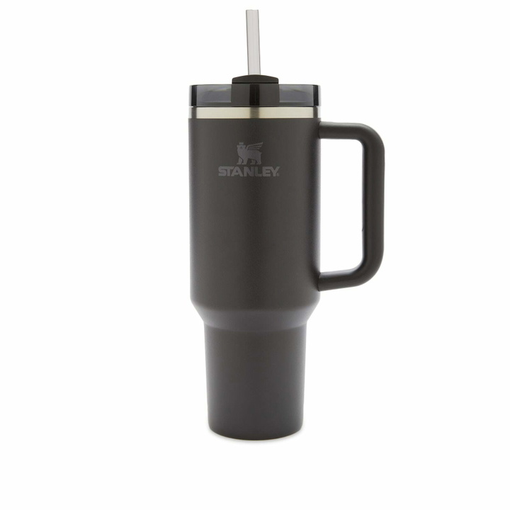 Photo: Stanley Quencher H2.0 FlowState Tumbler - 40oz in Black Tonal 