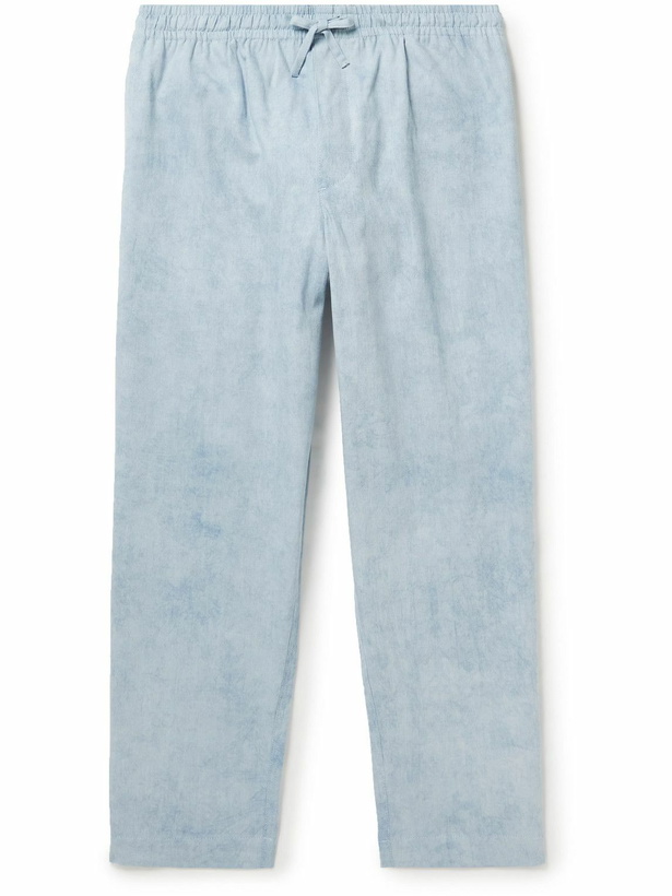 Photo: YMC - Alva Cotton Drawstring Trousers - Blue