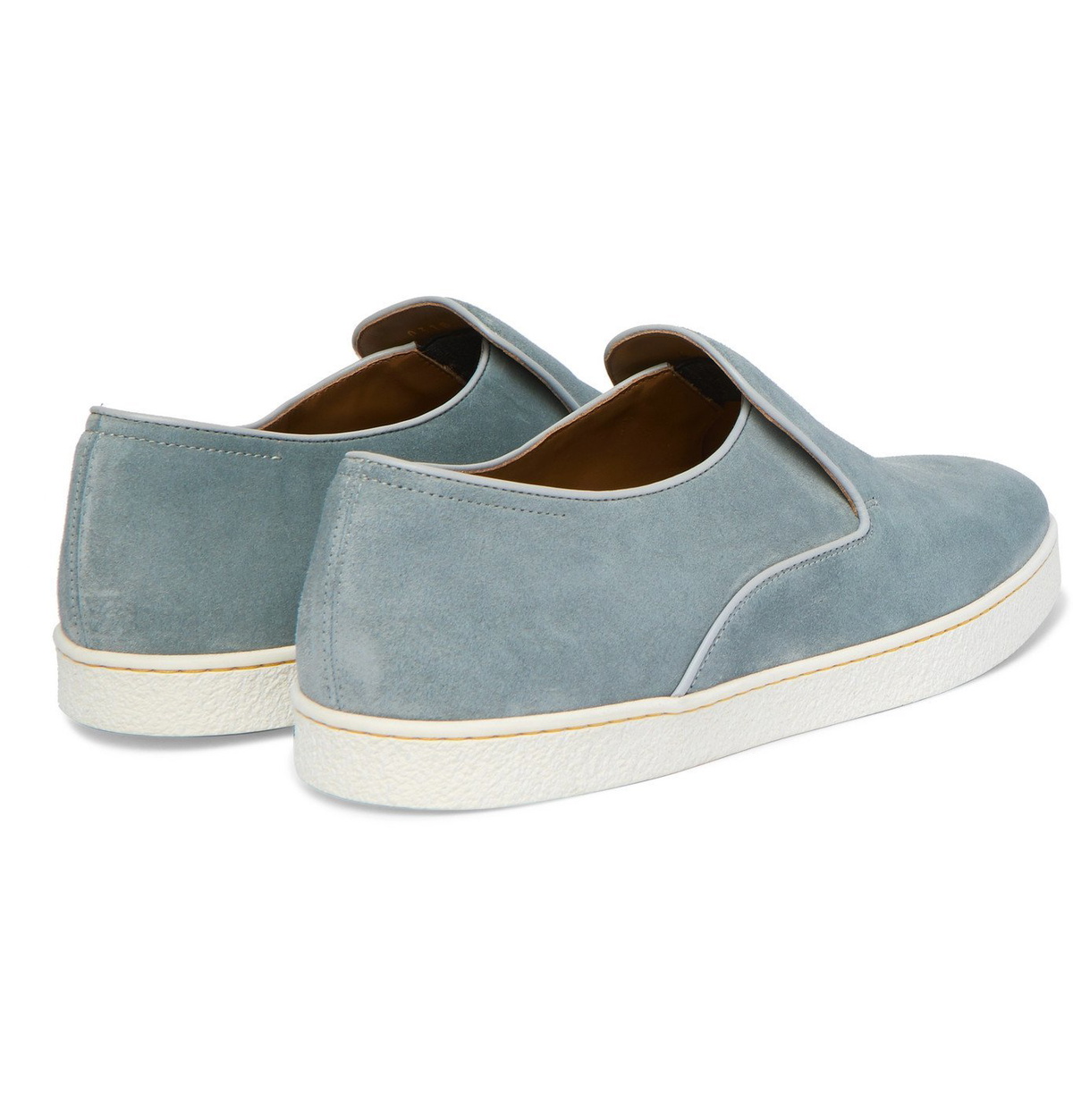 John Lobb - Haven Suede Slip-On Sneakers - Blue John Lobb