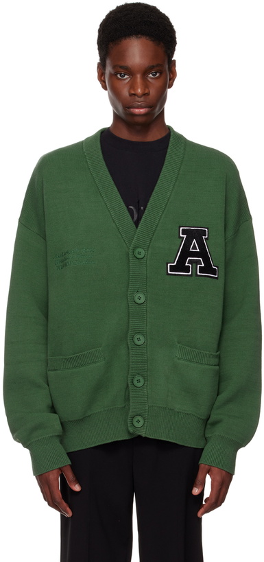 Photo: Axel Arigato Green Chenille Cardigan