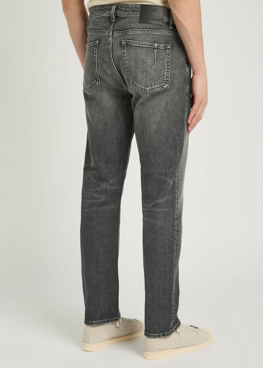Won Hundred Archer Tapered-leg Jeans Grey