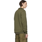 Helmut Lang Khaki Sport Stripe Track Jacket