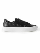 Givenchy - City Sport Logo-Embossed Leather Sneakers - Black