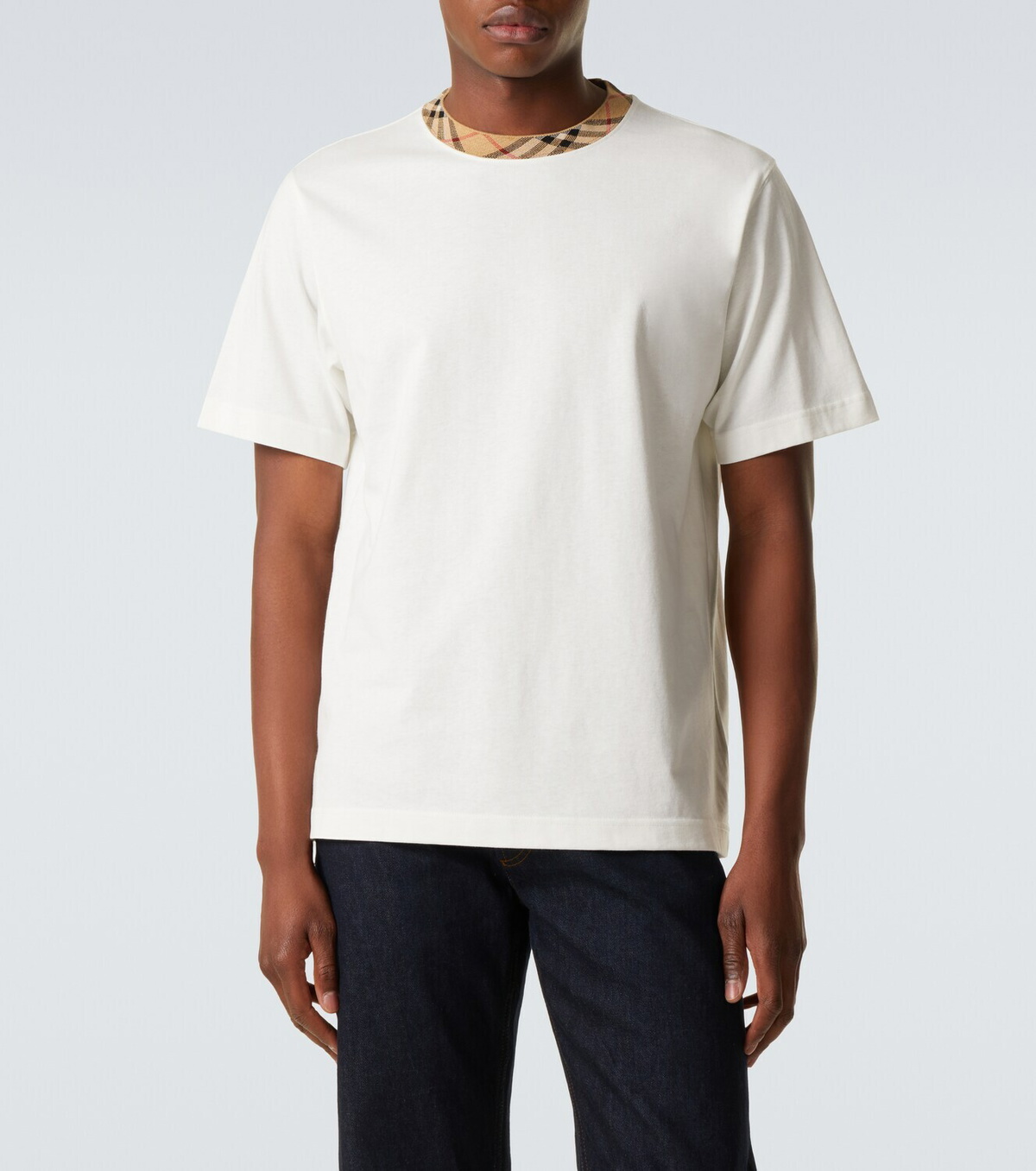 Burberry Burberry Check cotton jersey T-shirt Burberry