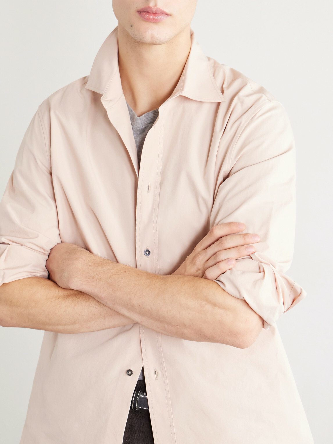 Jil Sander - Cotton-Poplin Shirt - Pink