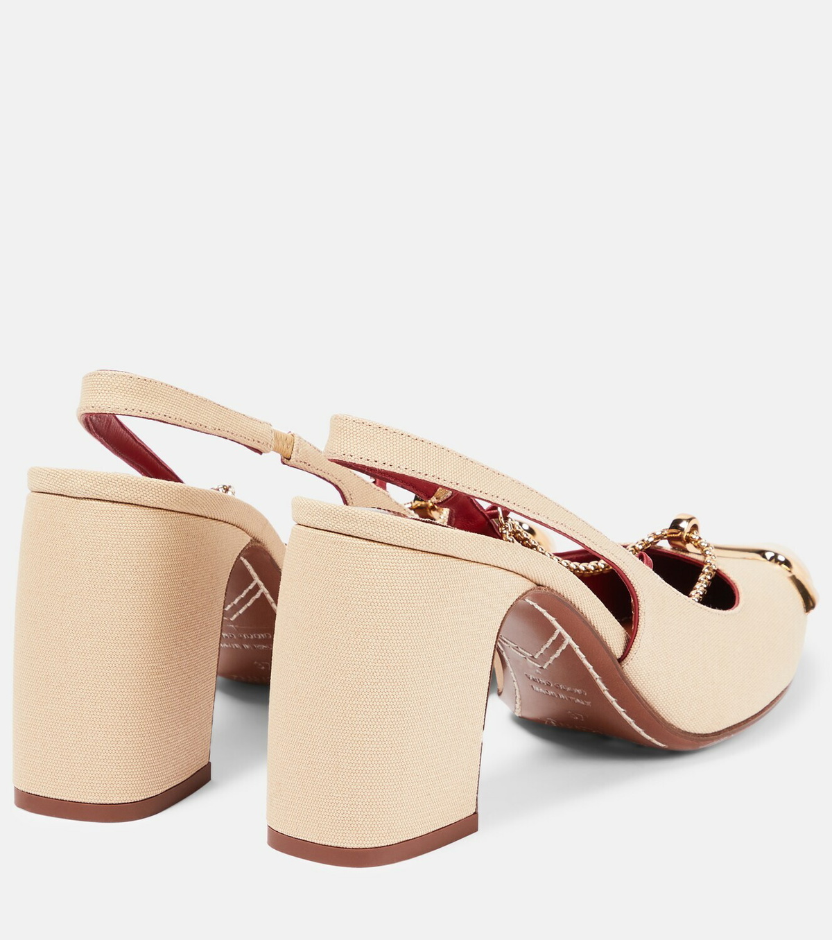 Zimmermann - Overboard embellished slingback pumps