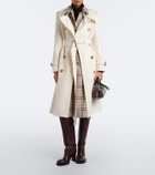 Burberry Double-breasted cashmere trench coat