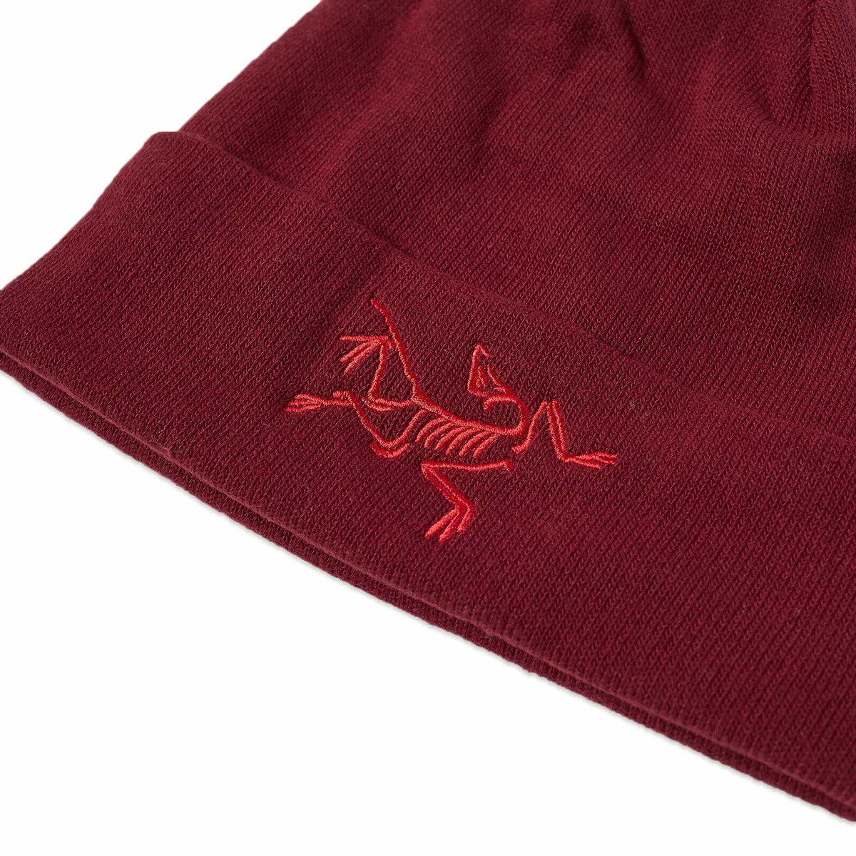 Arc'teryx Embroidered Bird Toque in Bordeaux Arc'teryx