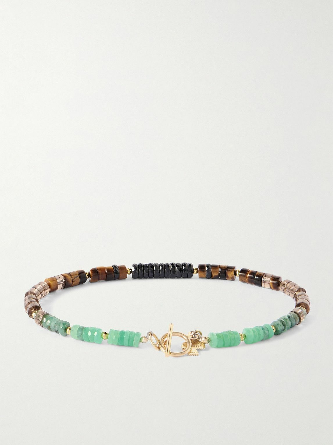 Peyote Bird - Delphi Gold-Plated Multi-Stone Beaded Bracelet