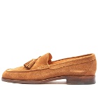 A Kind of Guise Men's Napoli Loafer in Cognac Suede