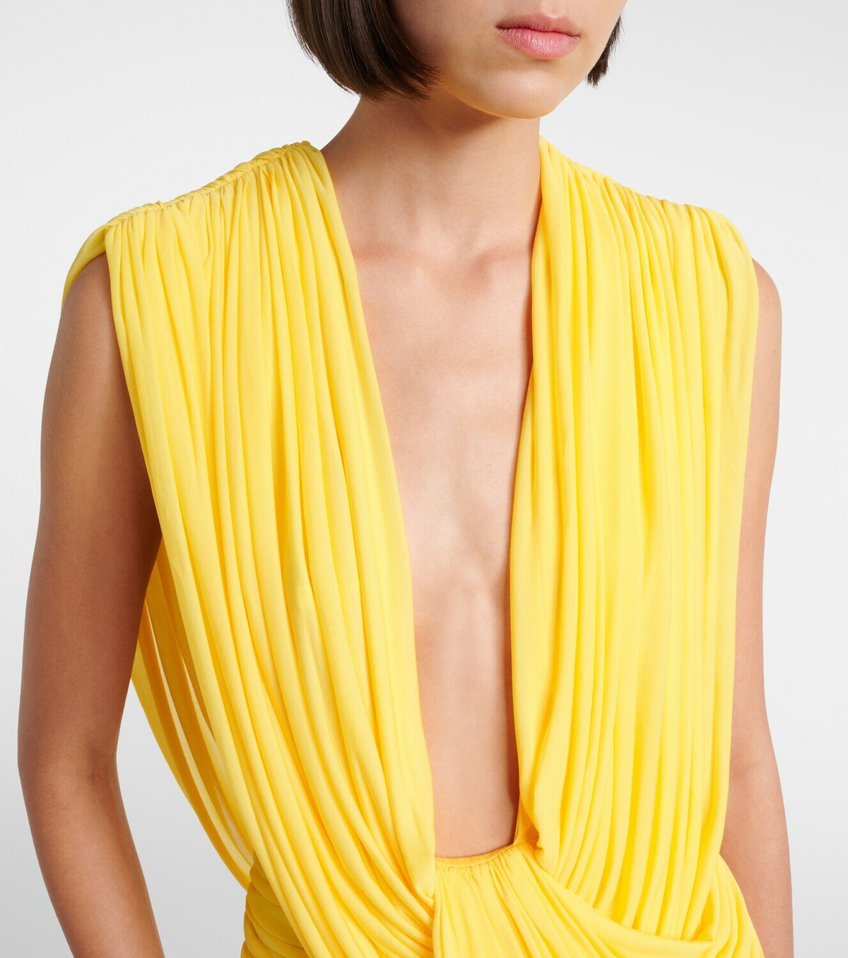 Christopher Esber Draped jersey minidress