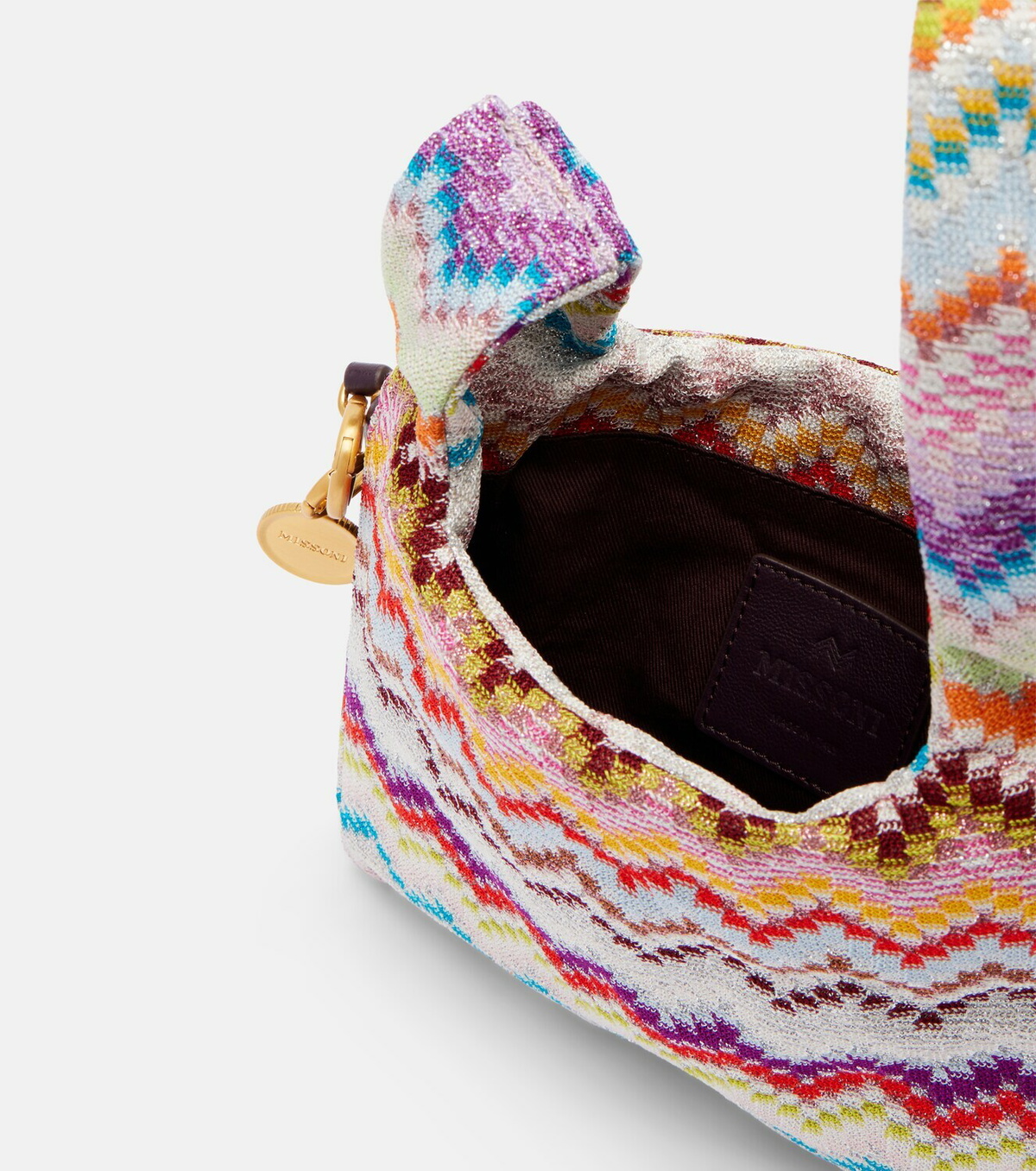 Missoni Zigzag Small jacquard top-handle bag