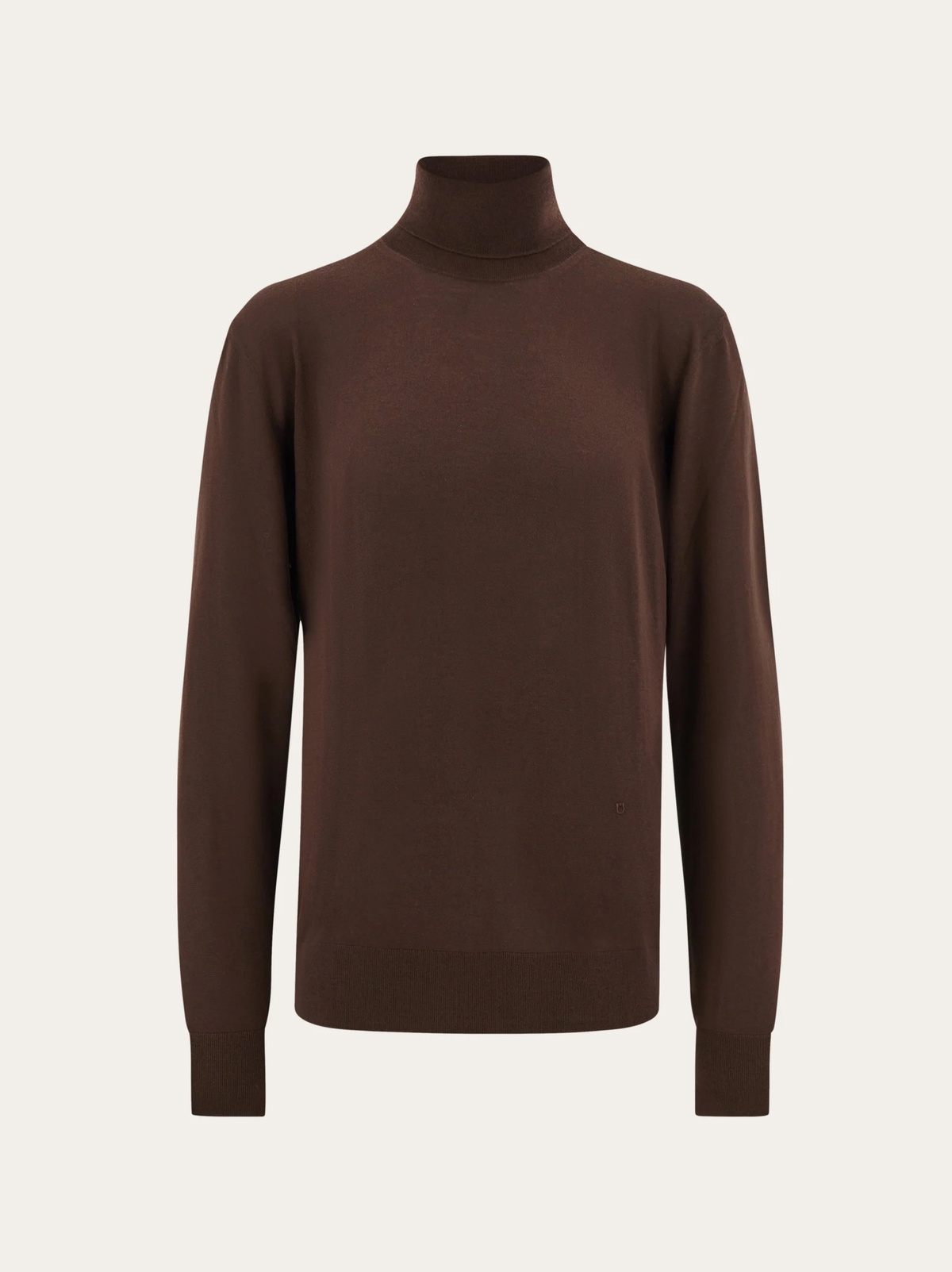 Ferragamo Mens High neck pullover in Brown