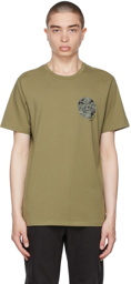 rag & bone Khaki Floral Camo T-Shirt