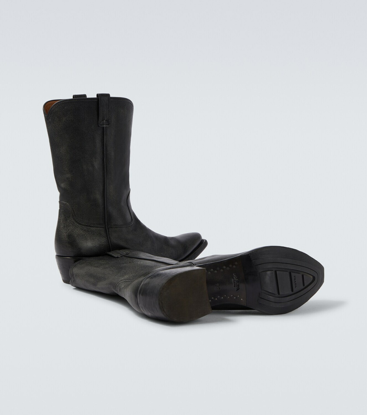 Prada Leather cowboy boots