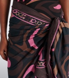 Pucci Marmo cotton beach cover-up