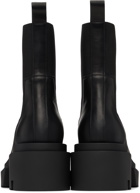 Rick Owens Black Porterville Beatle Bogun Boots