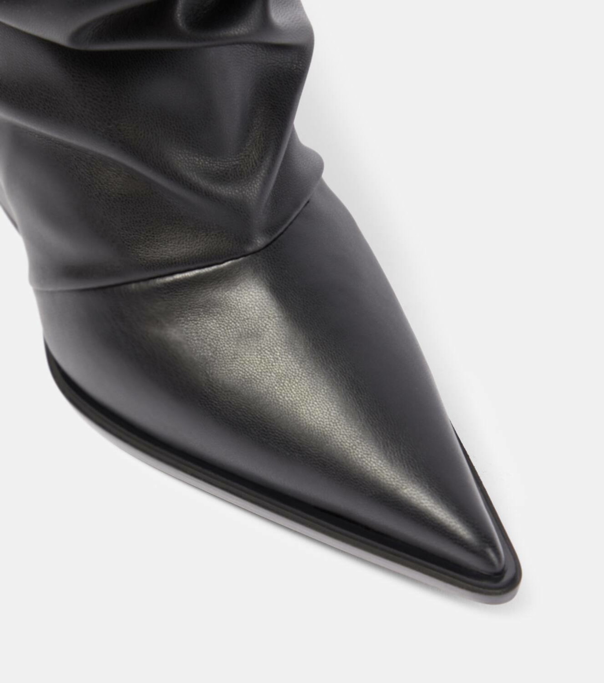 Alexandre Vauthier Faux leather knee-high boots