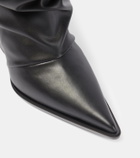 Alexandre Vauthier Faux leather knee-high boots