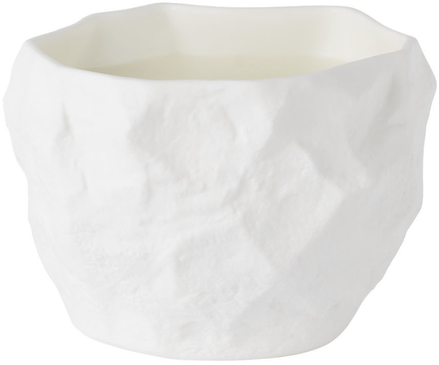 1882 Ltd. White Crockery Candle