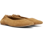 A.P.C. Beige Suede Ballerina Flats