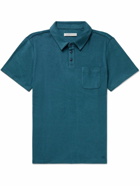 Outerknown - Hightide Organic Cotton-Blend Terry Polo Shirt - Blue