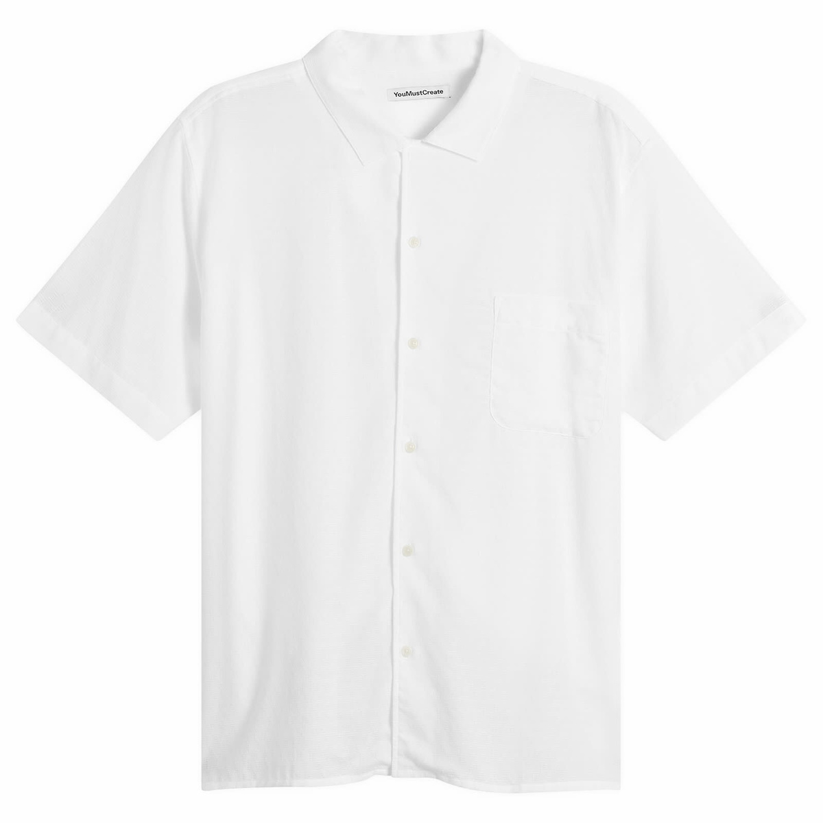 YMC Men's Lace Malick Shirt in White