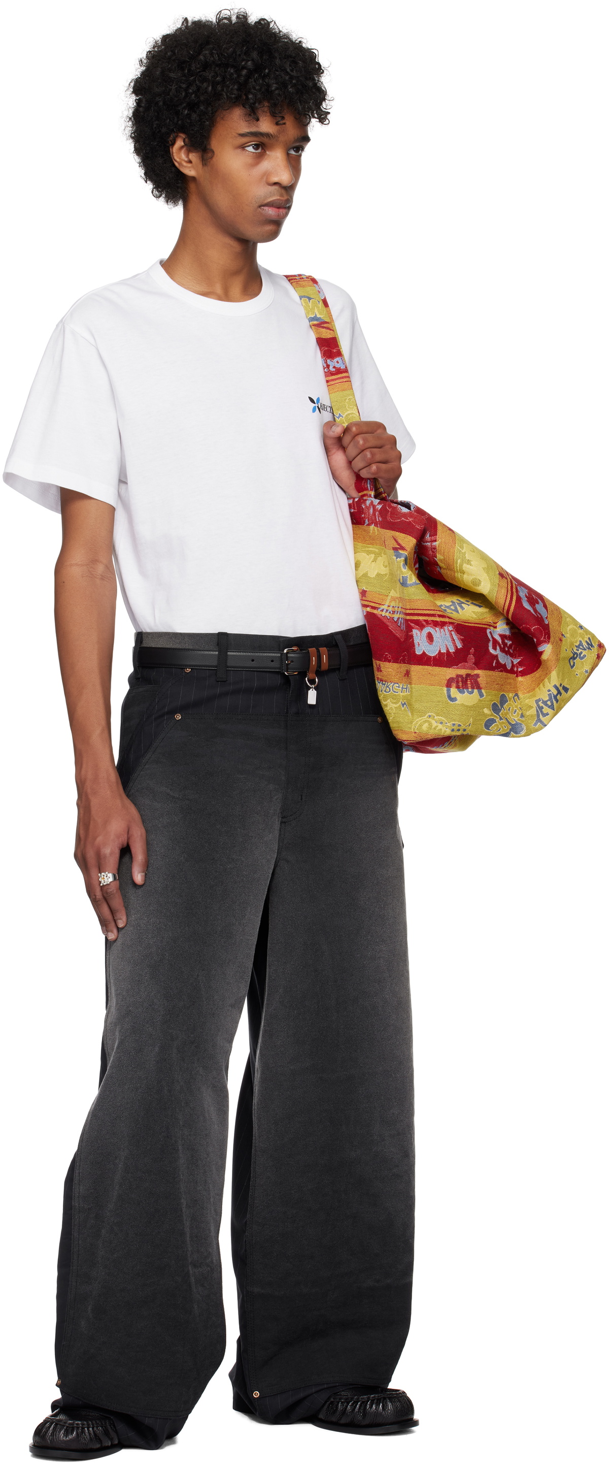 Khoki White Multi-Print T-shirt