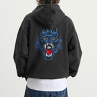 Patta Men's Embroidered Fire Panther Hoodie in Black