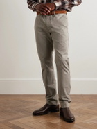 Sid Mashburn - Field Slim-Fit Straight-Leg Garment-Dyed Cotton-Twill Chinos - Green