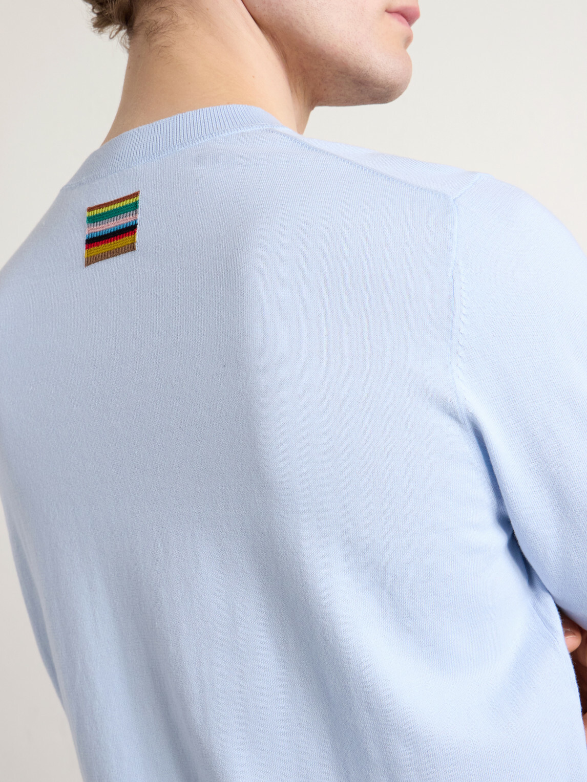 Paul Smith - Knitted Cotton T-Shirt - Blue