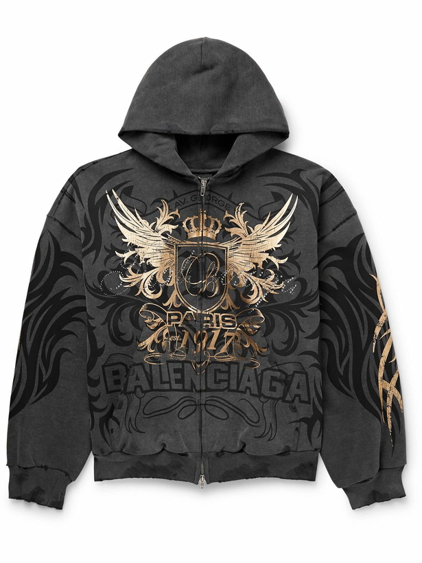 24ss balenciaga soccer 面映ゆかっ zip up hoodie