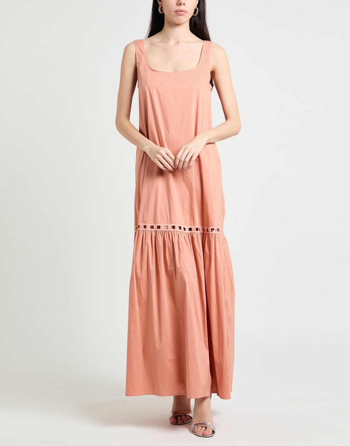 Jijil Womens Maxi dress in Salmon pink