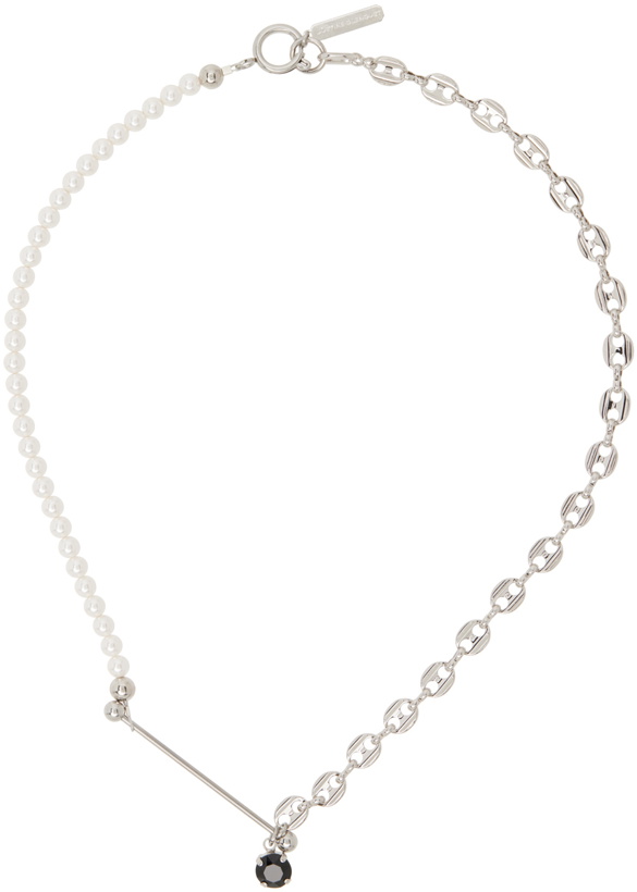 Photo: Justine Clenquet SSENSE Exclusive Silver Maddy Necklace