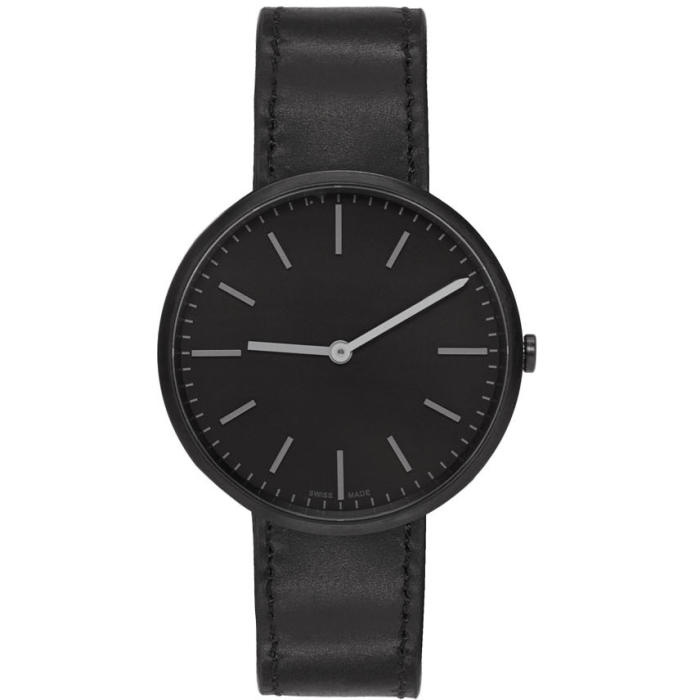 Photo: Uniform Wares Gunmetal and Black Leather M37 Two-Hand Watch