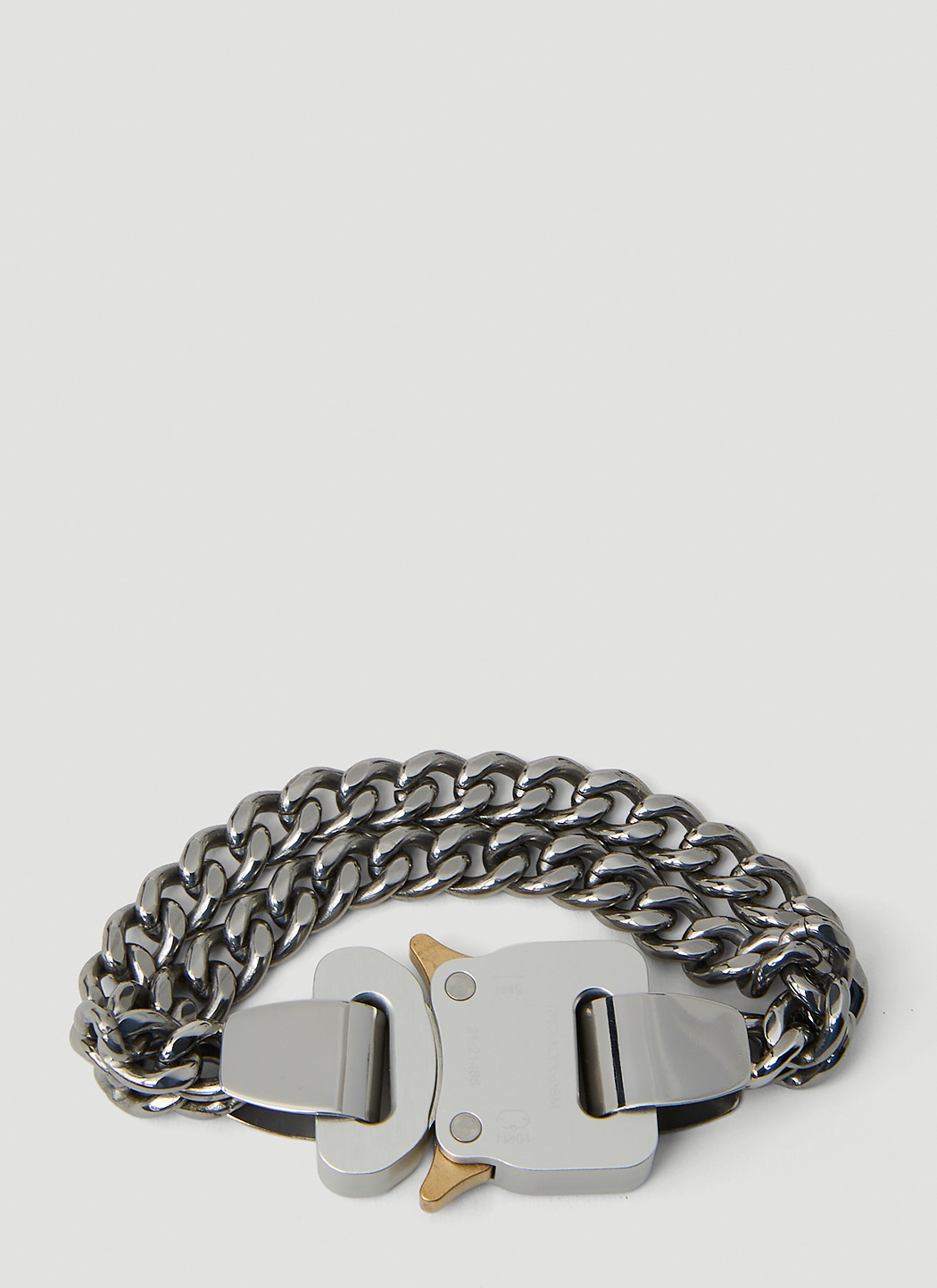 1017 ALYX 9SM Rollercoaster Twin Chain Bracelet