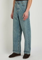 Wax London Felix Loose Straight-leg Jeans Mid Blu