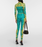 Versace Regalia Baroque jersey leggings