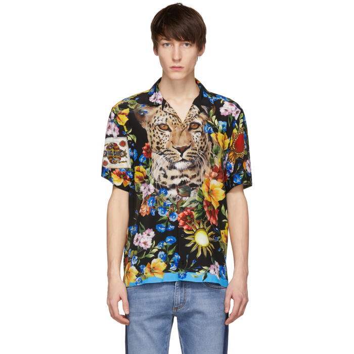 Photo: Dolce and Gabbana Multicolor Print Shirt 