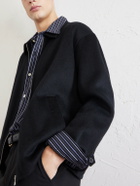 FRAME - Wool-Felt Blouson - Black