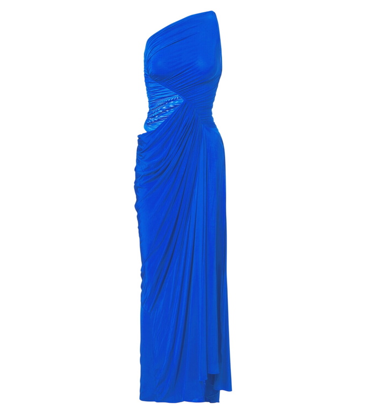 Photo: Alex Perry Ruched one-shoulder jersey gown